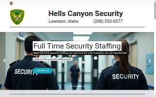 Hells Canyon Security website