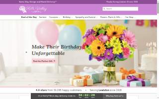 Hills Valley Floral website