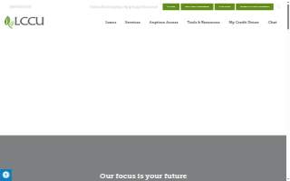 Lewis Clark Credit Union website