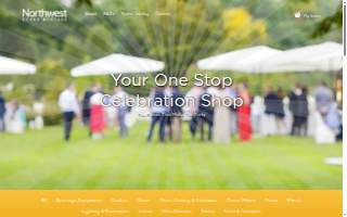 Northwest Event Rentals website