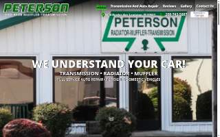 Peterson Transmission Radiator, Muffler & Auto Repair website