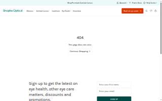 Shopko Optical of Lewiston website