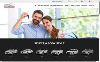 University Auto Sales of Lewiston website