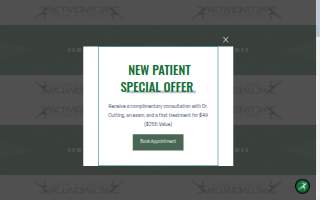 Active Chiropractic Meridian website
