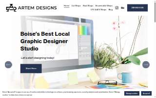 Artem Designs website
