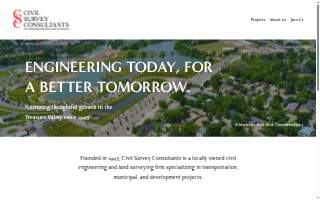 Civil Survey Consultants of Meridian website
