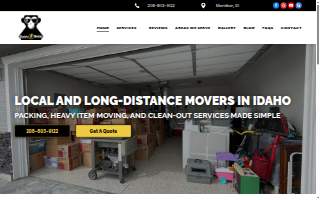 Electric Monkey Moving website