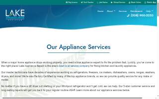 Home Appliance Service website