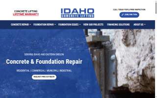 Idaho Concrete Lifting website