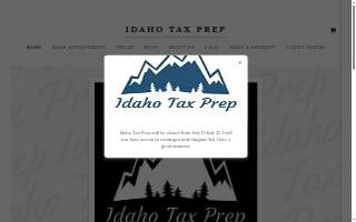 Idaho Tax Prep website