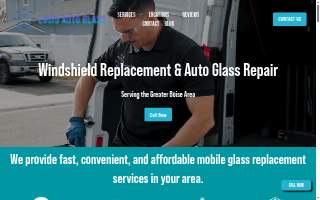Lucid Auto Glass website