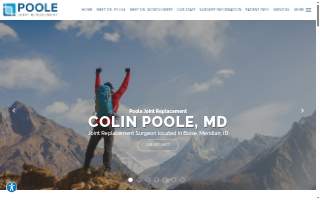 Poole Joint Replacement: Colin Poole, MD website