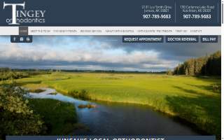 Tingey Orthodontics website