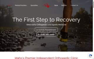 West Idaho Orthopedics & Sports Medicine - Meridian website
