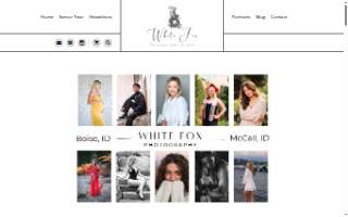 White Fox Photo – Custom Photo Sessions website
