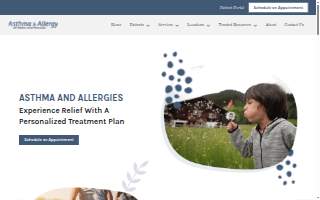 Asthma & Allergy of Idaho website