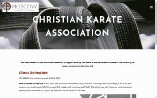 Christian Karate - Moscow website