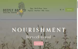 Deeply Rooted Healing Haven website