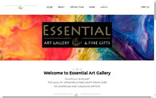 Essential Art Gallery & Fine Gifts website