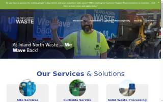 Inland North Waste website