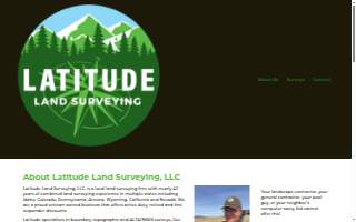 Latitude Land Surveying, LLC website