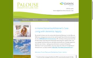 Palouse Dementia Care LLC website