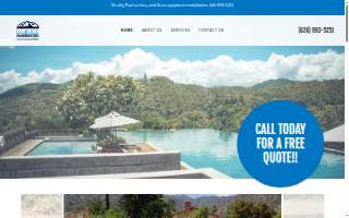 Peak Performance Pools website