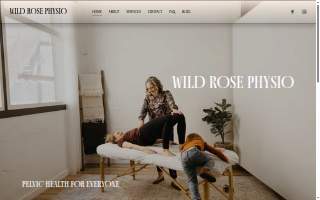 Wild Rose Physio website