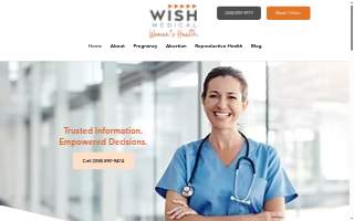 WISH Medical Women's Health website