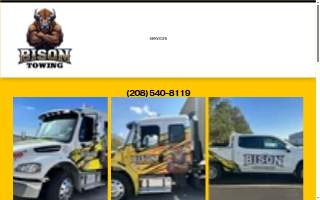 Bison Towing website