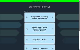 Carpet 911 - Nampa & Boise Carpet Cleaning & Repair website