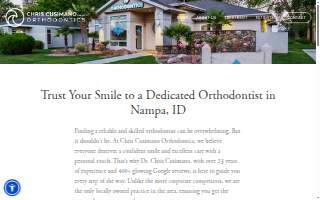 Chris Cusimano Orthodontics website