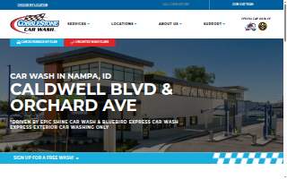 Cobblestone Car Wash of Nampa website