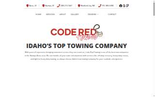 Code Red Towing website