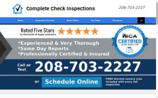 Complete Check Inspections, LLC website