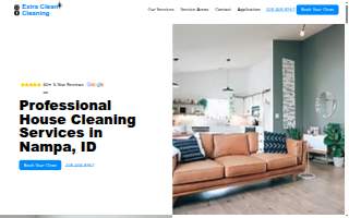 Extra Clean Cleaning website