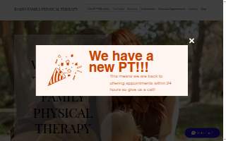 Idaho Family Physical Therapy website