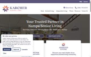 Karcher Senior Living website