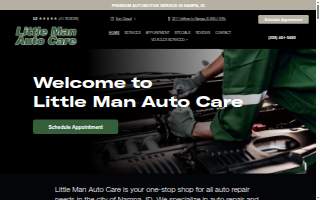 Little Man Auto Care website