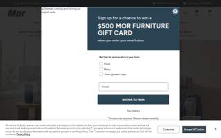 Mor Furniture for Less of Nampa website