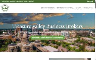 Treasure Valley Business Brokers website