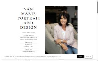 Van Marie Portrait and Design website