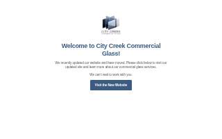 City Creek Glass Commercial, LLC website