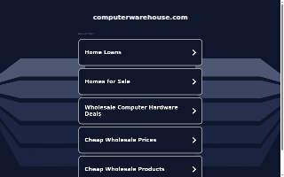 Computer Warehouse website