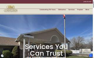 Cornelison Funeral Home & Cremation Services website