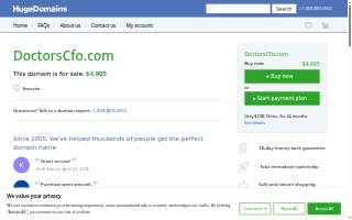 Doctors CFO website