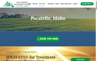 High Country Behavioral Health website