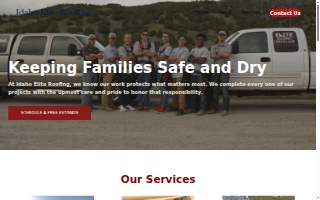 Idaho Elite Roofing website