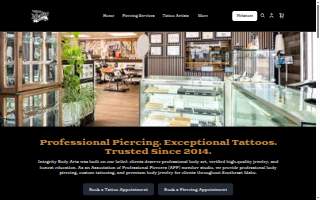 Integrity Body Arts website