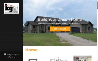 KG Home Design website